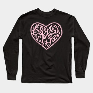 pink heart Long Sleeve T-Shirt